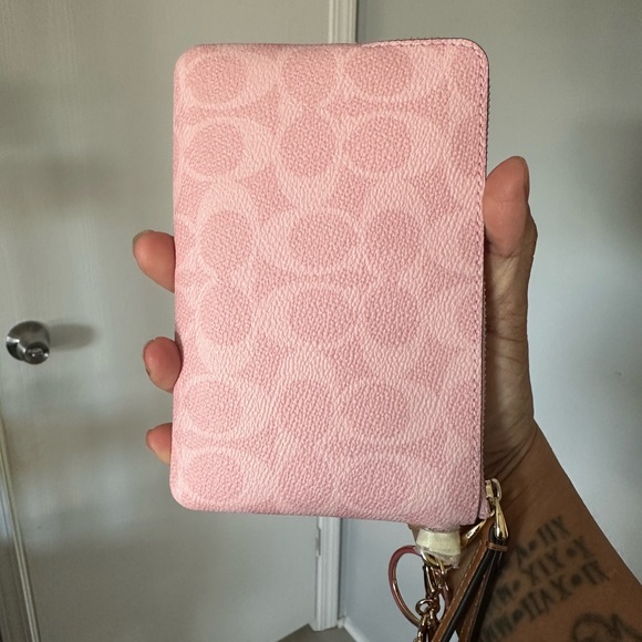 Coach Corner Zip Wristlet Wallet With Charms - Picture 8 of 12